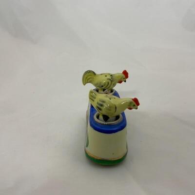 .124. Antique | Chicken Nodder Salt & Pepper Set