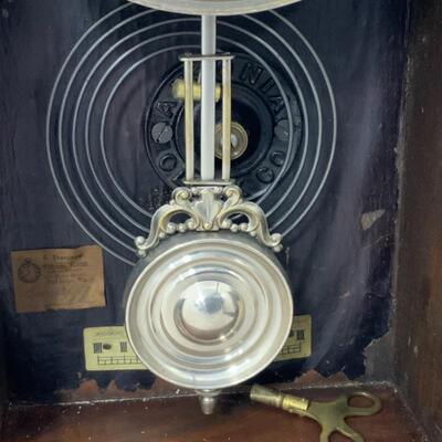 .129. Antique | Ansonia | Gingerbread Mantle Clock 