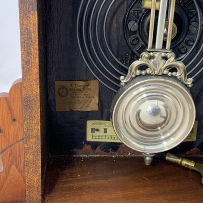 .129. Antique | Ansonia | Gingerbread Mantle Clock 