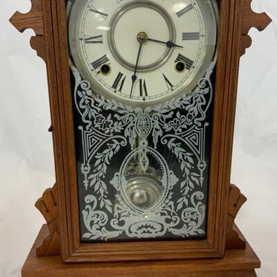 .129. Antique | Ansonia | Gingerbread Mantle Clock 