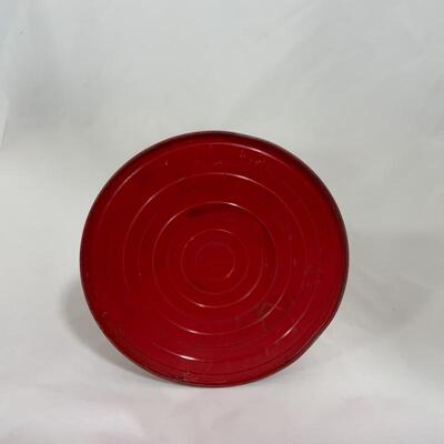 .154. Vintage | Dietz | Red Hanging Lantern