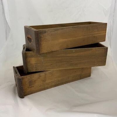 .156. Vintage | Sewing Machine Drawers | Glass Insulators