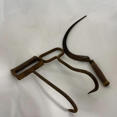 .157. Farm Fresh | Hay Hooks | Sickle