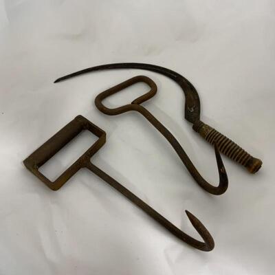 .157. Farm Fresh | Hay Hooks | Sickle