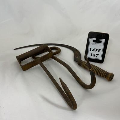 .157. Farm Fresh | Hay Hooks | Sickle