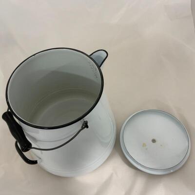 .159. Enamelware | Coffee Pot | Bowl | Pitcher