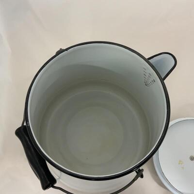 .159. Enamelware | Coffee Pot | Bowl | Pitcher