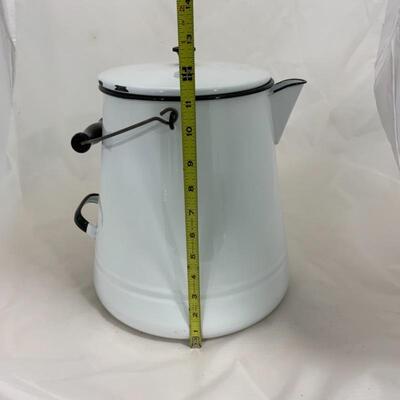 .159. Enamelware | Coffee Pot | Bowl | Pitcher