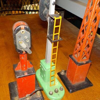 " Super COOL Lionel pre- war model train Signal Lights" Original.