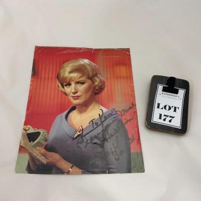 .177. Majel Barrett | Signed 11 x 8.5 Picture 