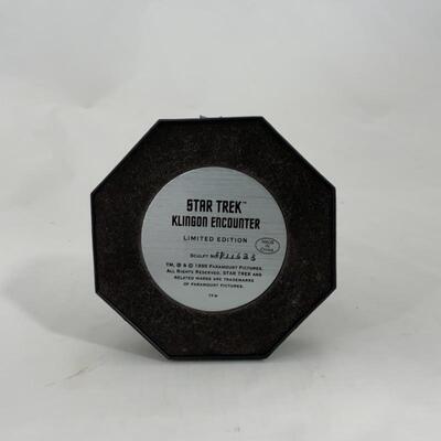 .190. Star Trek Klingon Encounter | Mini Sculpture | 1994