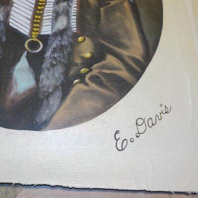 Oil on Canvas 16 x 20 appears to be Geronimo.