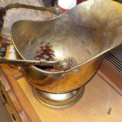Large Brass serving bucket 18 x 24 x 14.
