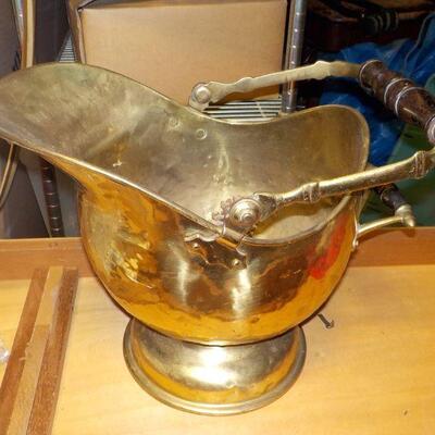 Large Brass serving bucket 18 x 24 x 14.