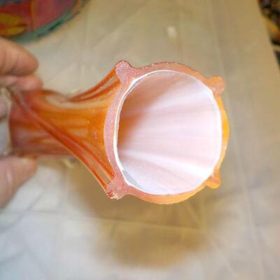 Amazing Vases Glass Multi color and Twisted Translucent Vase.