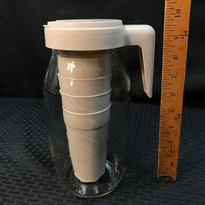 Carlton Glass 2L Pitcher & 4 Cups Set