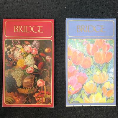 Lot of 2 CaspariÂ® Bridge Notebooks
