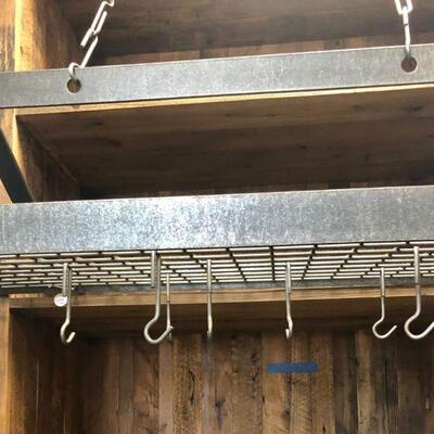 Heavy Duty Enclume Iron Pot & Pan Hanging Rack