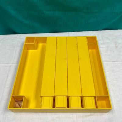 Primary Yellow Plastic Side Table