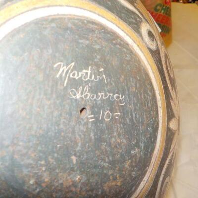 Hand Made Navaho Vase lg. 24 in.