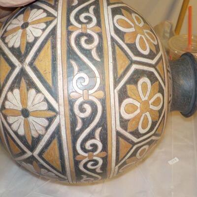 Hand Made Navaho Vase lg. 24 in.