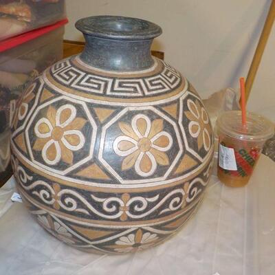 Hand Made Navaho Vase lg. 24 in.