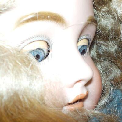 Super large  vintage german Bisque Doll.