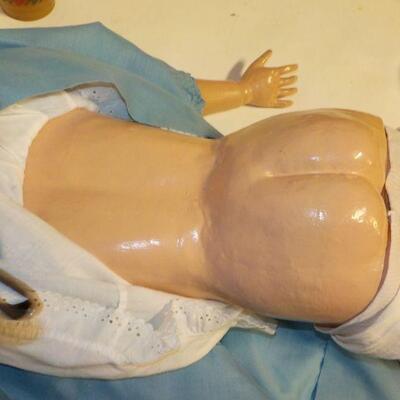 Super large  vintage german Bisque Doll.