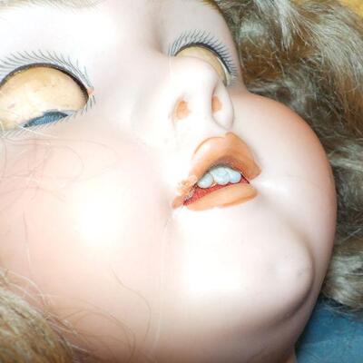 Super large  vintage german Bisque Doll.