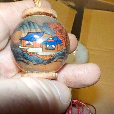 Vintage Stunning CloisonnÃ© Japanese Lamp and shade.