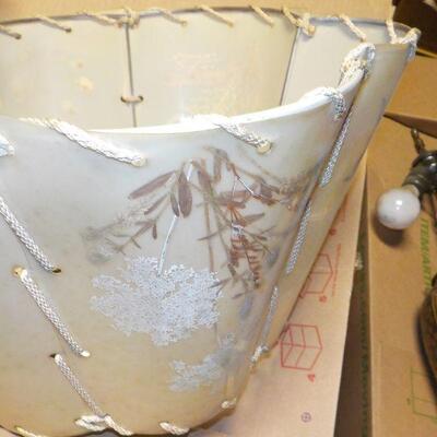 Vintage Stunning CloisonnÃ© Japanese Lamp and shade.