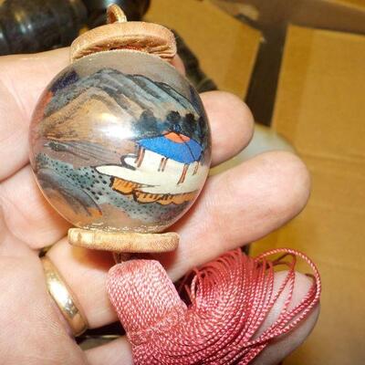 Vintage Stunning CloisonnÃ© Japanese Lamp and shade.