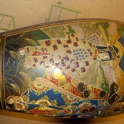 Vintage Stunning CloisonnÃ© Japanese Lamp and shade.