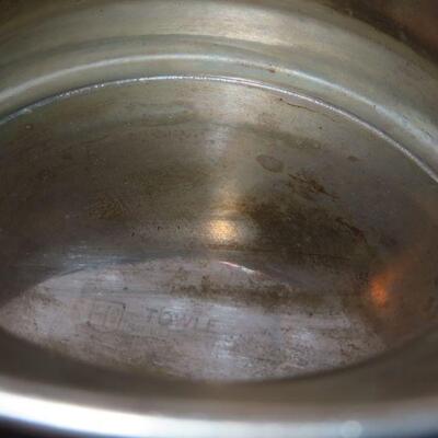 Silverplate punch bowl