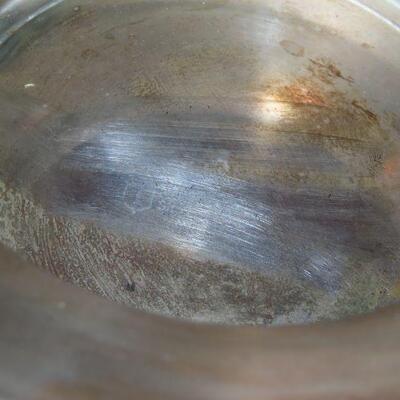 Silverplate punch bowl