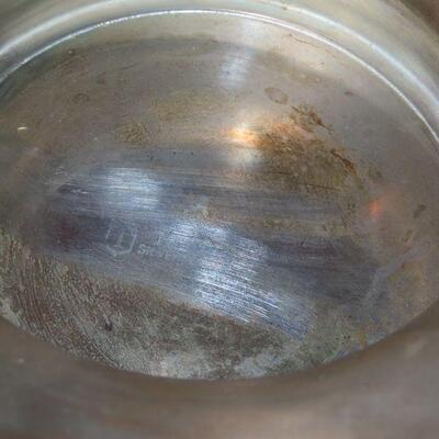 Silverplate punch bowl