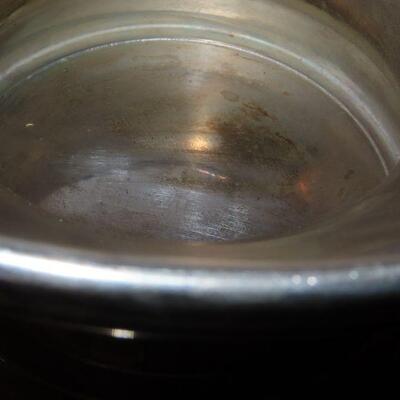 Silverplate punch bowl