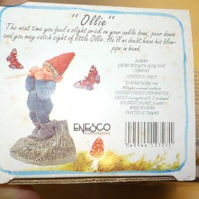 New in Boxes " Gnomes" (4) Xmass special. "Enesco".