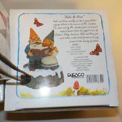 New in Boxes " Gnomes" (4) Xmass special. "Enesco".