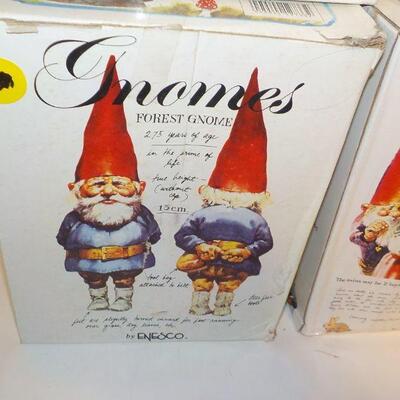 No. 2 Santa special New in Box "Gnomes" Enesco, (4)..
