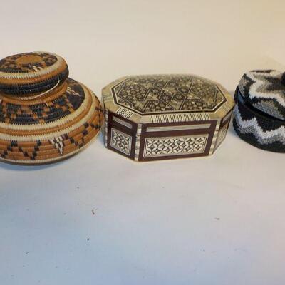 3- World class collectible containers/ Boxes hand crafted.