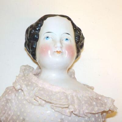 12 in German Porcelain Doll approx. 1800's>