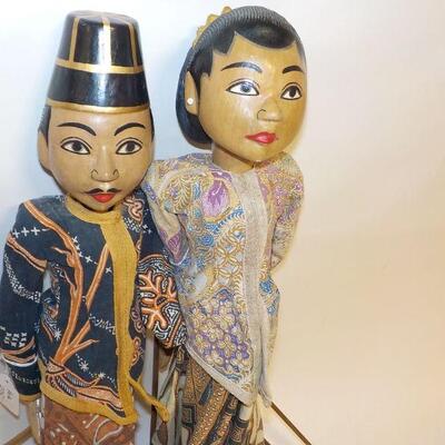 2- Latin American Hand made dolls.