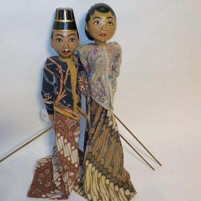2- Latin American Hand made dolls.