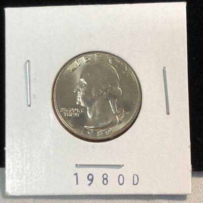 Lot 21 - 1978P, 1979D, 1980D, 1981P Quarters