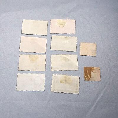 Lot 39 - 4 FDR Stamps, 2 Golden Gate Stamps, 4 Military Stamps