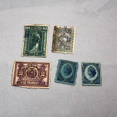 Lot 40 - NY Stock Transfer Tax, IRS Stamps