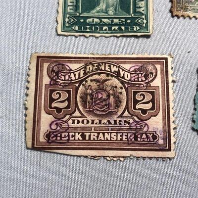 Lot 40 - NY Stock Transfer Tax, IRS Stamps
