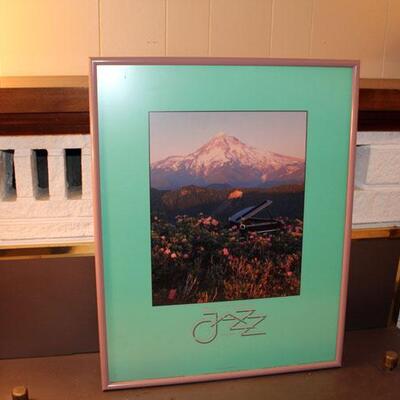 1985 Mt Hood Festival of Jazz framed poster (#23)