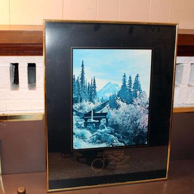 1986 Mt Hood Festival of Jazz framed poster (#24)